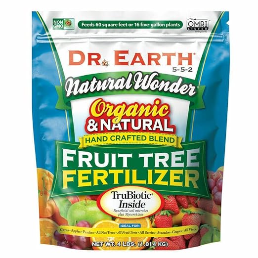 Fruit Tree Organic Fertilizer 5-5-2 4-Lb. 2 Bags