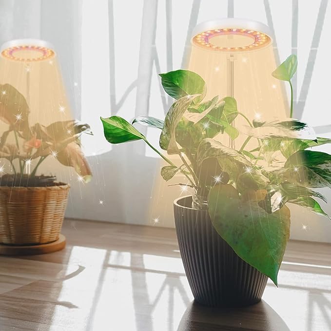 3X LED Grow Light Plant Lamp for Indoor Plants GrowingAuto Timer 4/8/12/18 for Bonsai Succulents Small Plants