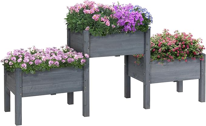 Ergonomic Three-Tier Raised Garden Bed