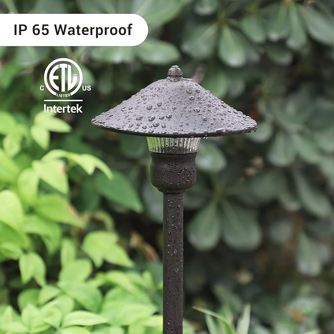 DEWENWILS LED Outdoor Low Voltage Landscape Lights 14W 540LM 3000K 12V Low Voltage LED Landscape Spotlight 3W 150 LM 12V AC/DC Landscape Pathway Lights