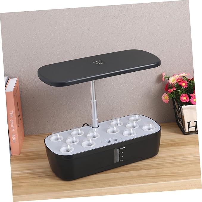 1 Set Hydroponics Growing System Kit Indoor Plant Growing Machine with Automatic Watering Multi Porous Design Abundant Accessories for Gardening US Plug