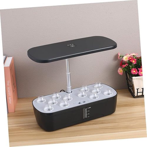 1 Set Hydroponics Growing System Kit Indoor Plant Growing Machine with Automatic Watering Multi Porous Design Abundant Accessories for Gardening US Plug