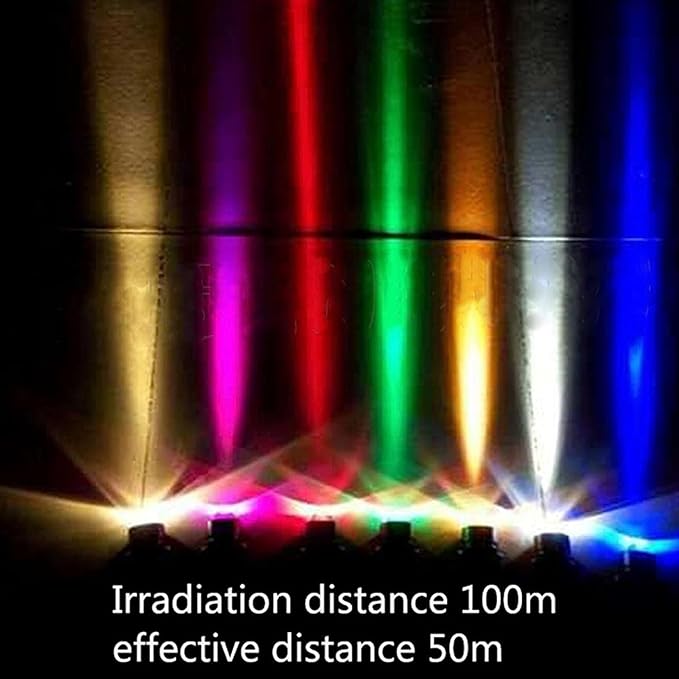 Schmales LED-Strahllicht - 10-W-Wandleuchte mit großer Reichweite Wasserdicht nach IP65 einstellbares Außenprojektionslicht für die Bestrahlung von Außenwänden von Br