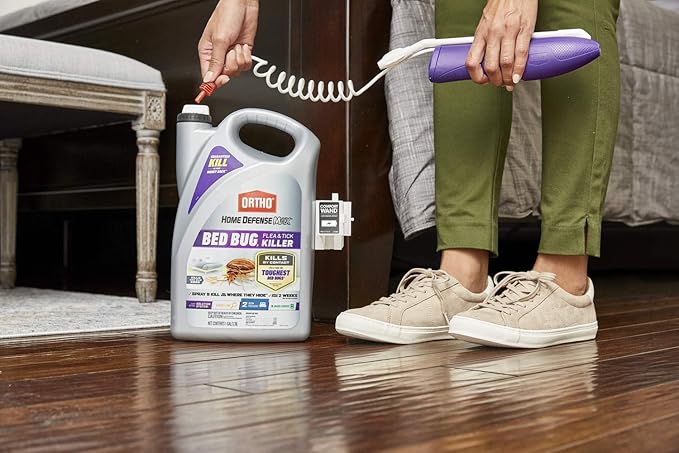 Ortho Home Defense Max Bed Bug Flea &amp Tick Killer with Comfort Wand 1 gal. (2-Pack)