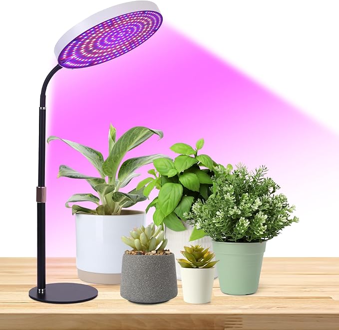 Desk Grow Light 288 LEDs Red Blue White Full Spectrum Plant Light for Indoor Plants3490 Lumen Indoor Grow Lamp3 Modes for Plants Greenhouse Veg Bloom Light
