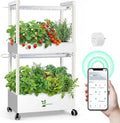 BAOSHISHAN Hydroponics Growing System for Indoor Garden 28-Pods Smart Indoor Gardening System with APP &amp Auto Timer Full Spectrum LED Grow Light Large Water Tank Ideal for Vegetable Fruit Herb