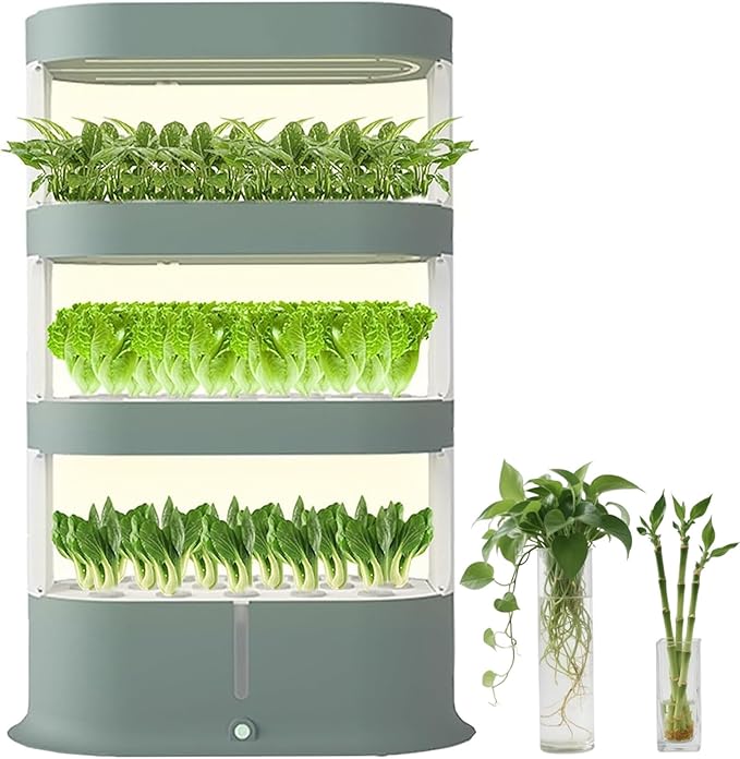 Hydroponic Cultivation System with Remote Control hydroponic Cultivation System Vertical Indoor Garden kit for efficient for Garden Lovers at Home