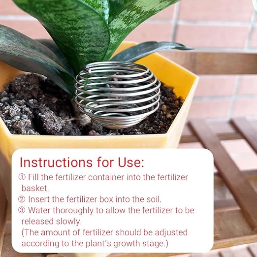 100pcs Fertilizer Mesh Basket Stainless Steel Garden Nutrition Cups Small Size Bonsai Fertilization Basket for Garden Yard Home