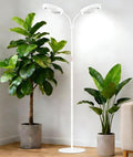 Grow Lights for Indoor Plants 2-Head Full Spectrum LED Plant Light with Stand 67 Adjustable Height 3/9/12H Timer 10 Dimmable Levels &amp 3 Lighting Modes