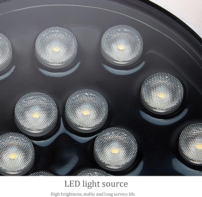 4Pcs Recessed Underground Light - Outdoor Led Spotlight Round Landscape Lamp Ip65 Waterproof Recessed Led Lawn Light Outdoor Led Spotlight for Home Driveway Stair St-Purple-36W