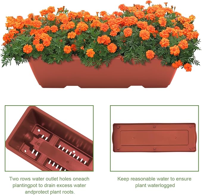 5 Tier Vertical Raised Garden Bed Planter Box Vertical Raised Bed with Drainage Holes for Indoor Outdoor Herbs Flowers Vegetables Plants Red
