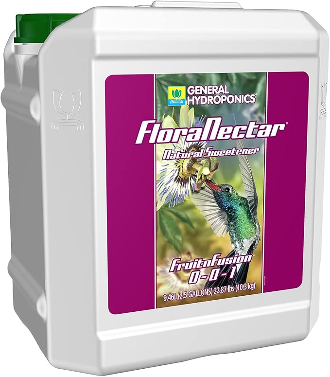 General Hydroponics FloraNectar FruitnFusion 0-0-1 - Natural Sweetener for Plants 2.5 Gal