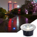 Buried Garden Light - Outdoor Recessed Spotlight IP67 Waterproof Floor Light Spotlight AC 85-265V Outdoor Lawn And Courtyard Buried Lights For Hotels Villas Driveways Landscape Lights(Warm White