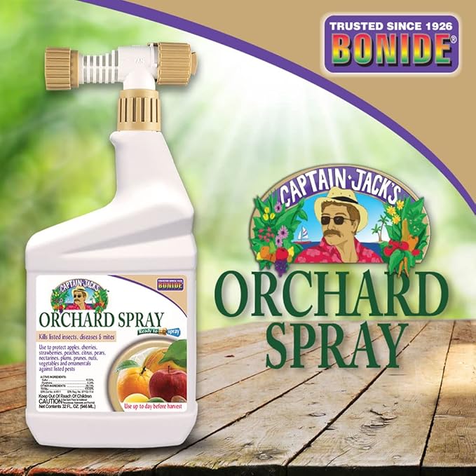 Bonide Captain Jack's Citrus Fruit &amp Nut Orchard Spray 32 oz Ready-to-Spray Multi-Purpose Fungicide Insecticide and Miticide