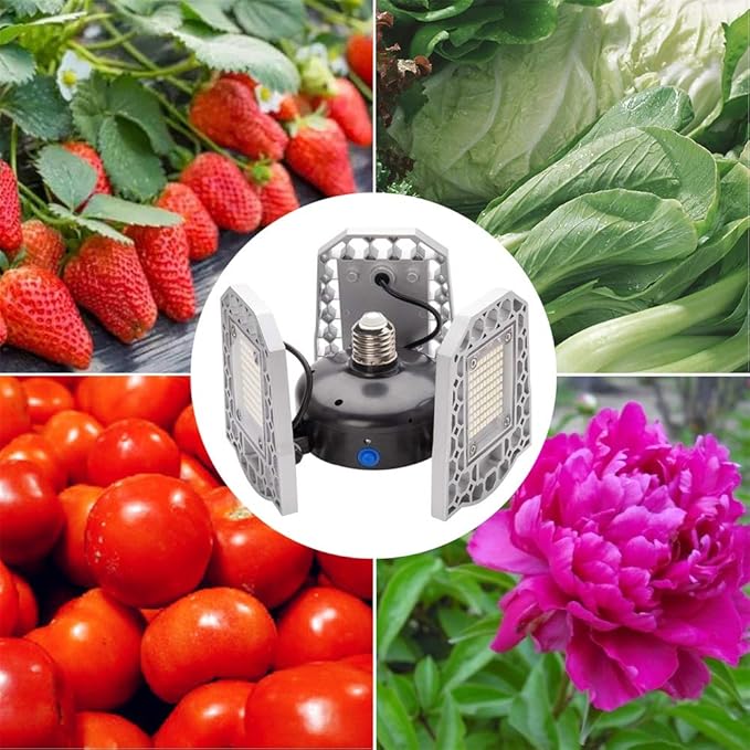 60W LED Deformable Folding Plant Growth Fill Light Full Spectrum Plant Grow Light