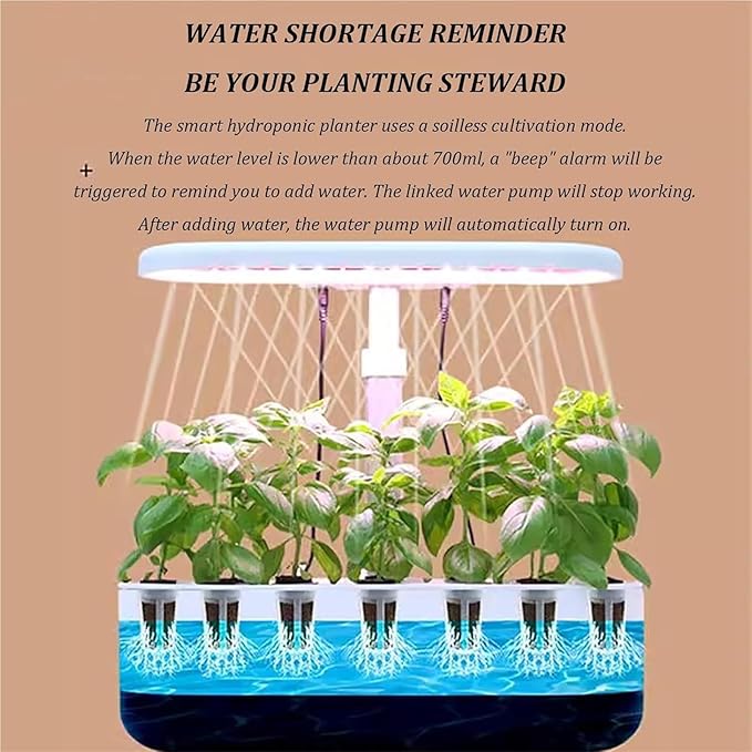 Hydroponics Growing Systems Kit Indoor Garden Hydroponic Growing Systemsfor Herbs Fruits and Vegetables.
