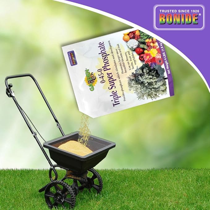 Bonide Garden Rich 0-45-0 Triple Super Phosphate 4 lbs. Ready-to-Use Fertilizer for Indoors and Outdoors Promotes Root Development