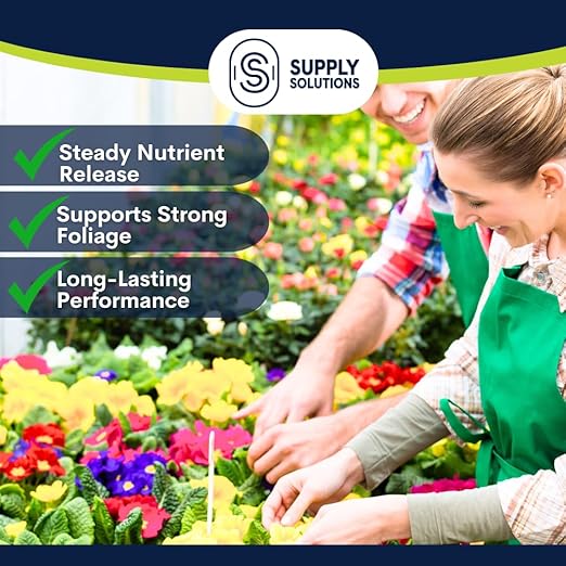 Supply Solutions 12-6-6 Ornamental Booster Fertilizer - Plant Food Topdress on Foliage Nurseries and Landscapes - Controlled Release NPK Plant Fertilizer with Macro and Micro Nutrients (10lbs)
