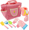 SUPVOX 1set Boy Girl Gardening Tool Kit Boy Girl Garden Tools Shovel Rake Apron Spray Kettle Gloves Watering Can Bag and for for Boys and Girls