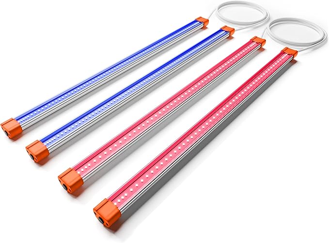 Spider Farmer 2026 Upgraded UV30 &amp IR16 LED Grow Light 365-370nm UV &amp 730-745nm IR Supplemental Light for Indoor Plants 2X2 3X3 4X4 Grow Tents 23.6 Long Bars Set