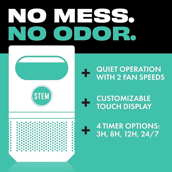 STEM Flying Insect Fan Trap for Indoor Bug Control Attracts Mosquitoes Fruit Flies and House Flies Plug-in Fan with UV Light Starter Kit Includes 1 Device and 5 Glue Traps