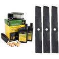 John Deere Original Equipment Model LX188 Maintenance Kit + Standard Blades 48 Mower Deck