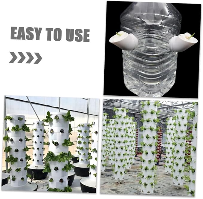 Happyyami Hydroponic Planting Sponge Cups Durable Plant Cups with Hydroponics Compatibility for Vegetables and Orchids Gardening