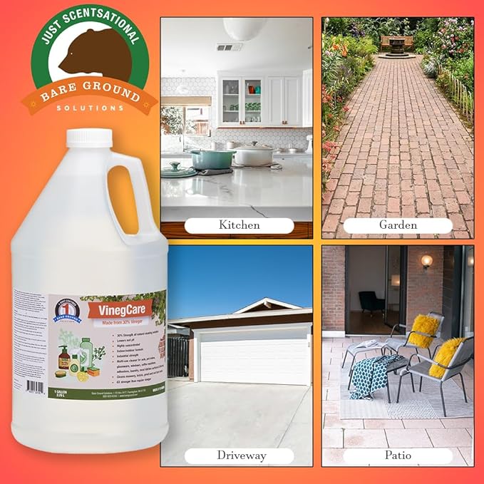 Trident’s Pride Organic Fish Fertilizer (1 Gal) + 30% Industrial‑Grade Vinegar Cleaner – Garden &amp Outdoor Bundle