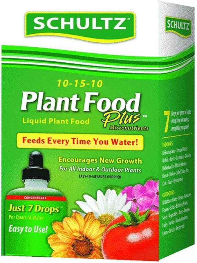 Schultz All Purpose 10-15-10 Plant Food Plus 4-Ounce [3-Pack]