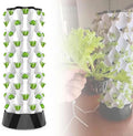 Hydroponics Tower Indoor Garden Hydroponic Growing DIY Cultivation Garden Tower Aeroponics Growing Kit for Fruits and Vegetab