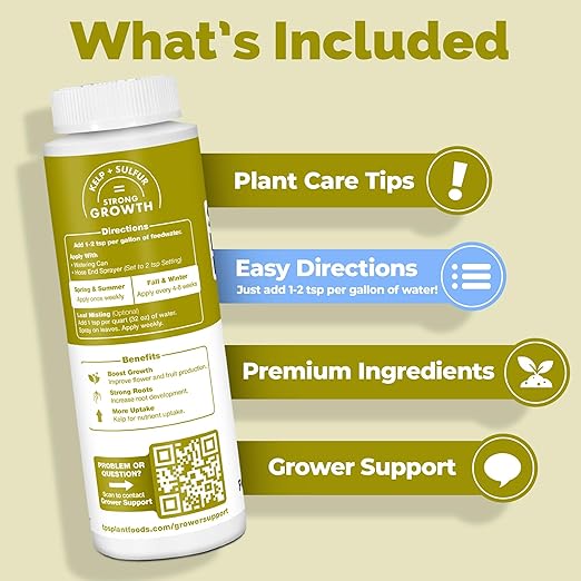 Sulfur Fertilizer for Plants – Soil Amendment for Healthier Boosted Growth Liquid Plant Food 128 oz (1 Gallon)