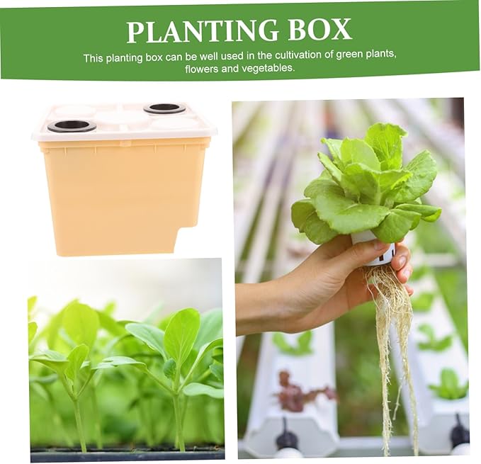 TOYANDONA Soilless Cultivation Buckets Greenhouse Plants Growing Box Hydroponic Plants Bucket Soilless Flowerpot