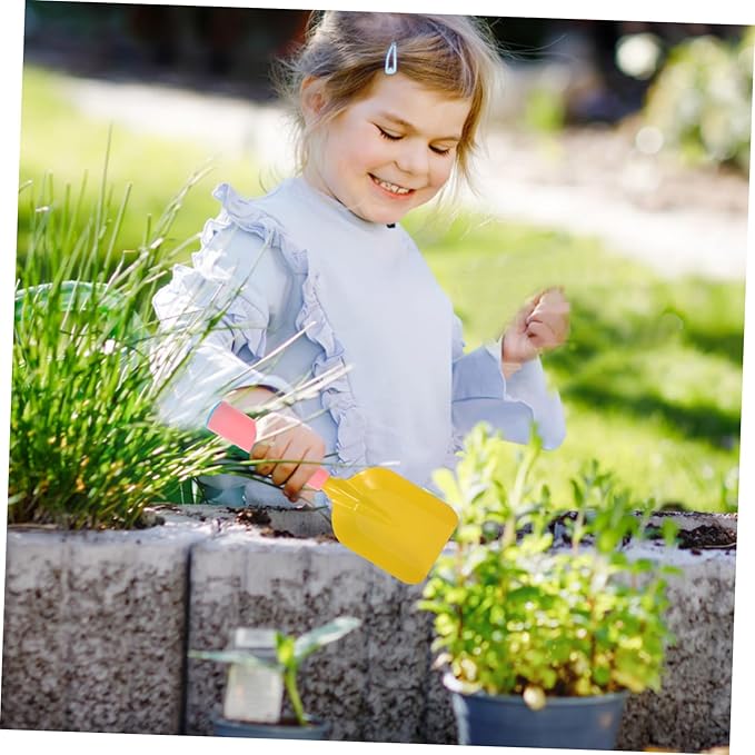 1set Boy Girl Gardening Tool Set Gardening Tools for Boy Girl Includes Rake Shovel Watering Can Gloves and Apron for and Learning