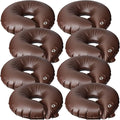 Tessco for you 8 Pack 15 Gallon Tree Watering BagsSlow Release Tree Watering Ring35.4 Inch PVC Drip Irrigation Water PouchRound Automatic Drip System for Planting Gardening and Shrubs(Brown)