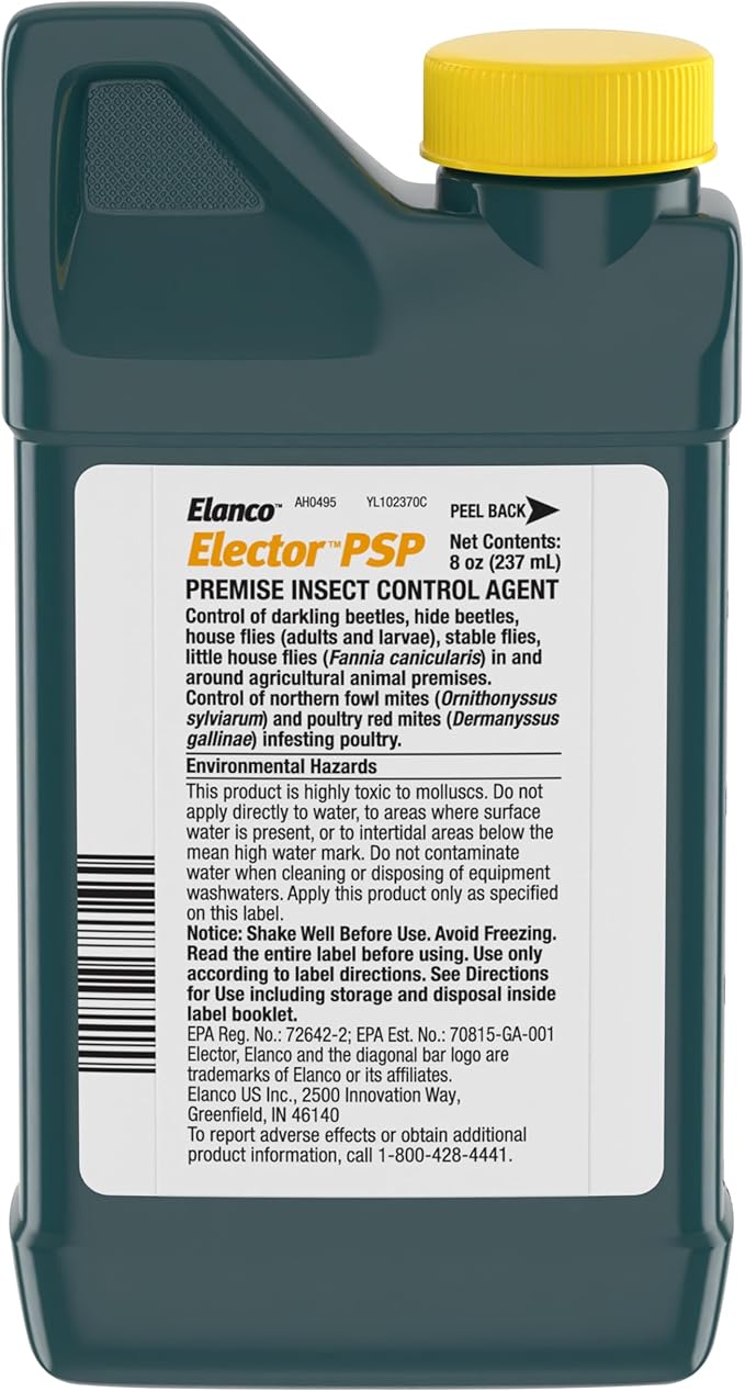 Elector PSP Premise Insect Control Agent | Controls Beetles &amp Flies | 237 mL Bottle