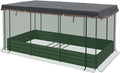 5x10ft All-Season Weather Resistant Eco-Friendly Garden Shade and Cage Protection System Raised Bed Green Optimal Plant Growth