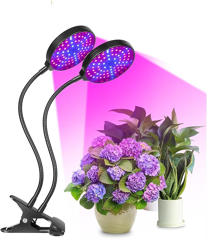 Full Spectrum Phyto Lamp DC5V USB LED Grow Light Dimmable Timer Desktop Clip Lamps IP66 Waterproof for Plants Flowers Vegetables Grow Box30w