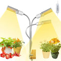 LED Grow Light for Indoor Plant68W 132 LED Timing Grow Lamp Auto On/Off with 3/6/12H Timer 5 Dimmable Levels 3 Switch Modes Adjustable Gooseneck(68W 3 Heads Light)