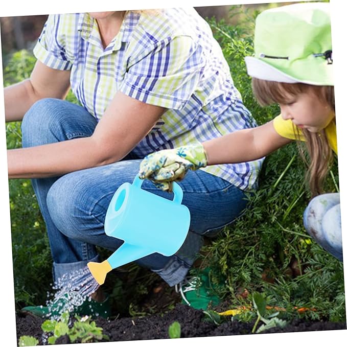 1set Boy Girl Gardening Tools Set Garden Tools for Boys and Girls Includes Shovel Rake Watering Can and Storage Basket for and Preschool Activities