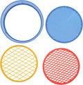 BESPORTBLE 9sets Plastic Soil Sifter Gardening Sieve Tool Uniform Mesh for Separation Tool for Planting and Soil Preparation