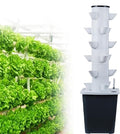 Aeroponic Tower Garden DIY Hydroponic Farm Equipment Indoor Vertical Garden Suitable for Herbs Vegetables and Fruits(30 Holes)