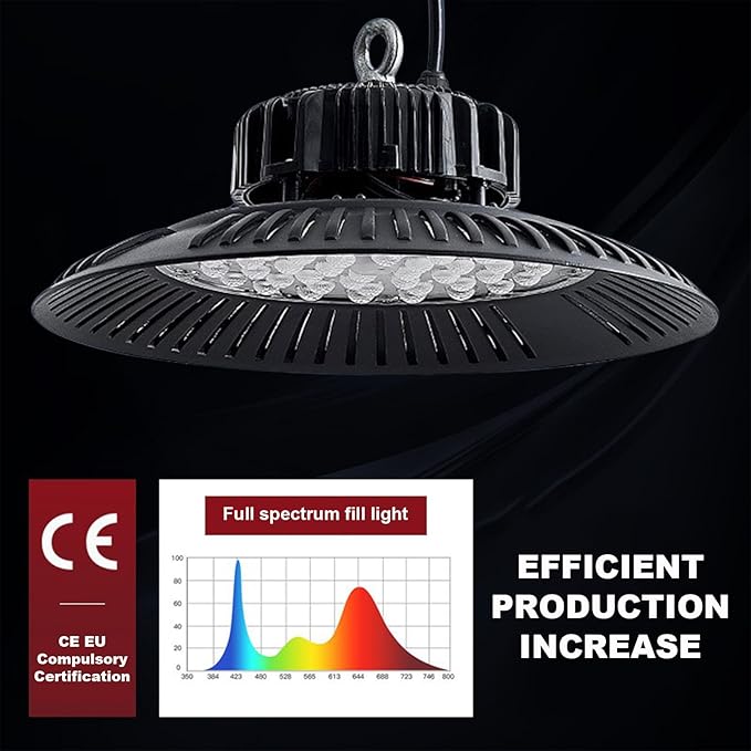 MINGPINHUIUS Upgrade Plant Grow Light: Full Spectrum Desk LED Plant Grow Lights IP65 Waterproof Dustproof for Indoor Plants Greenhouse Veg Bloom Light Hydroponic Grow Lamp