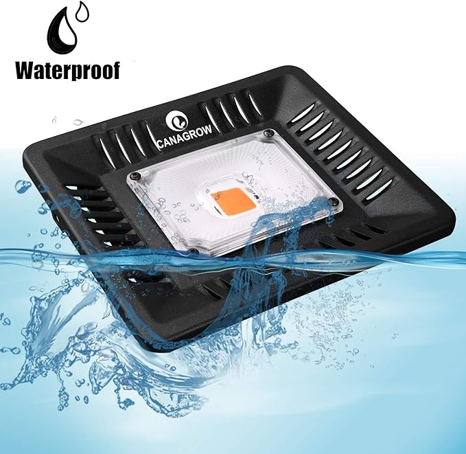 Full Spectrum LED Grow Lights for Indoor Plants CANAGROW Waterproof COB Outdoor Grow Light Plant Growing Lamps Refugium Light for Saltwater Aquarium Heating Lamps for Plants Seeding Veg Blooming