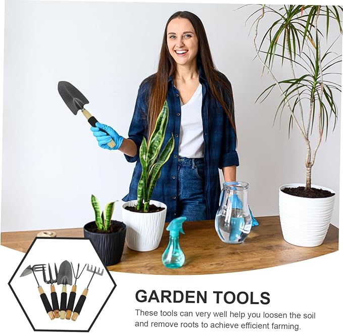 BESPORTBLE 1 Set Tools Garden Rake for Gardening Hand Rake Garden Tool Tools for Kids Shovels for Gardening Kits for Kids Home Tool Kit Stainless Steel Hoe Thicken