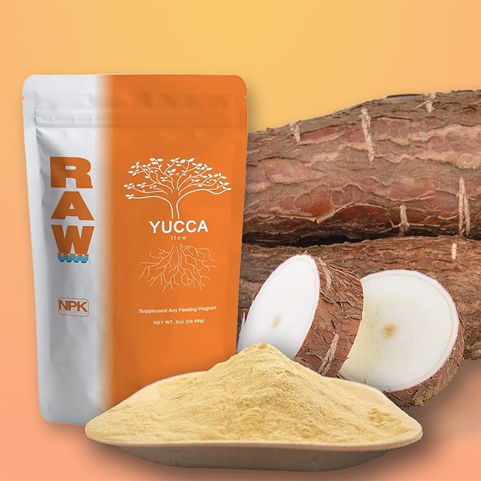 RAW Yucca Flow Water-Soluble Soil Amendment 2lbs – Promotes Water and Nutrient Absorption in Soil