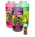 General Hydroponics FloraGro FloraBloom FloraMicro Set + 1oz Floralicious Plus (Pints)