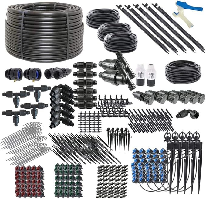 Drip Irrigation and Microsprinkler Kit for Landscapes - Kit Size : Ultimate