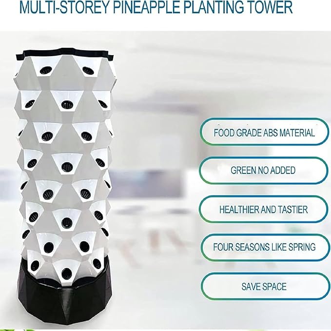 48/64/80Holes Hydroponic Growing Systems - Aeroponic Tower Garden with Self-Watering - Vertical Grow Tower for Indoor Gardening - Grow Herbs Fruits &amp Vegetables10floors//1pc
