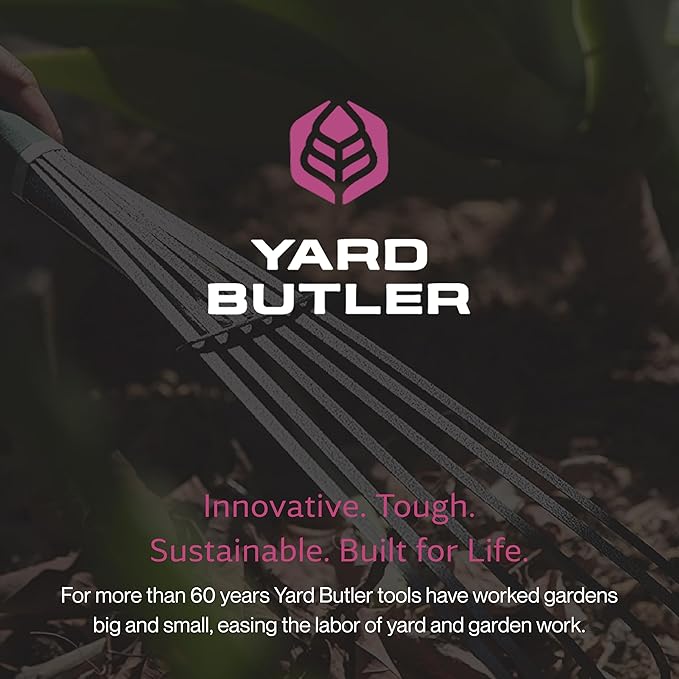 Yard Butler Terra Tuff Hand Tool Bundle ITT-4B - Essential Gardening Tool for Yardwork - Power-Coated Steel Construction - Comfortable Grip - Long-Lasting - Rust-Resistant