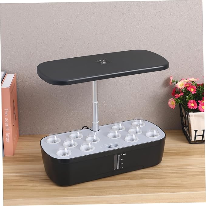 1 Set Indoor Hydroponic Growing System with Light Plant Growing Kit for Efficient Home Gardening Automatic Watering Space Saving Design US Plug Included
